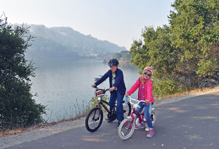 easy bike trails for kids