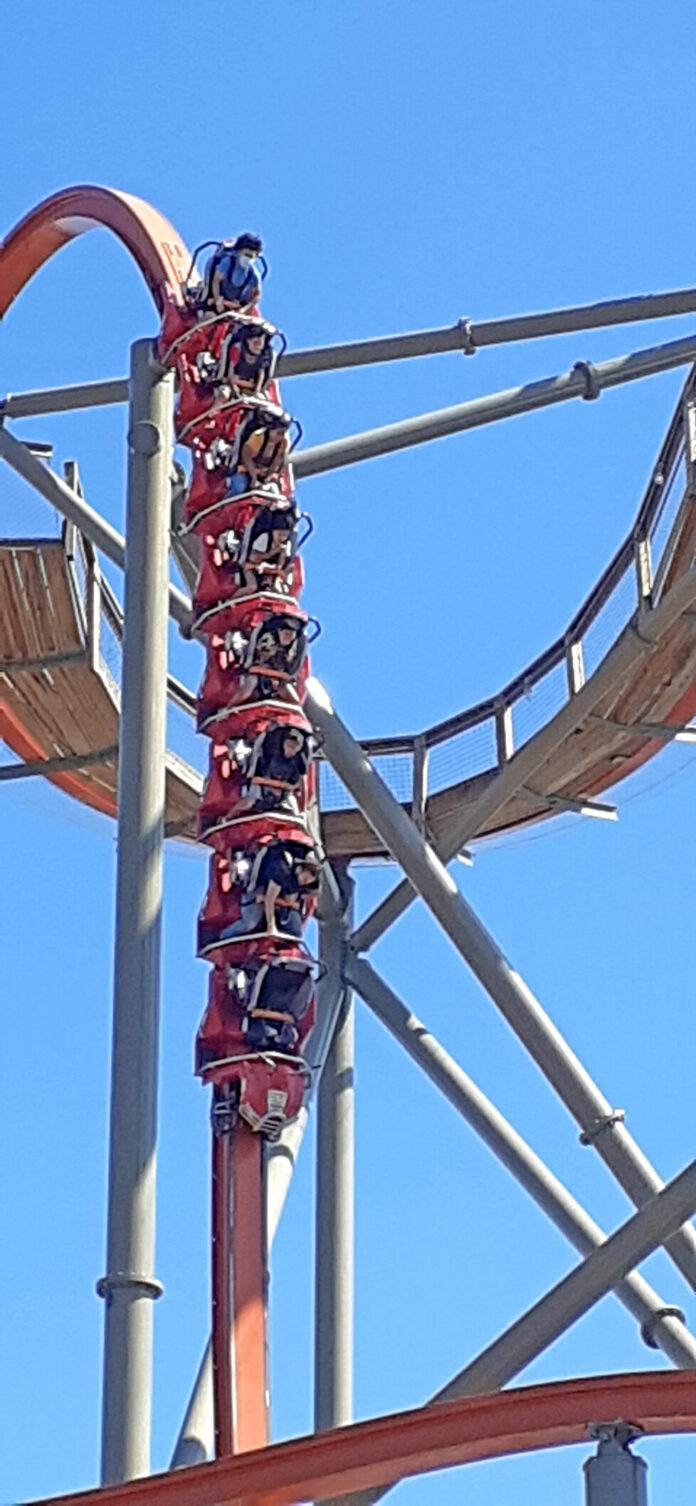 Roller coaster at Great America